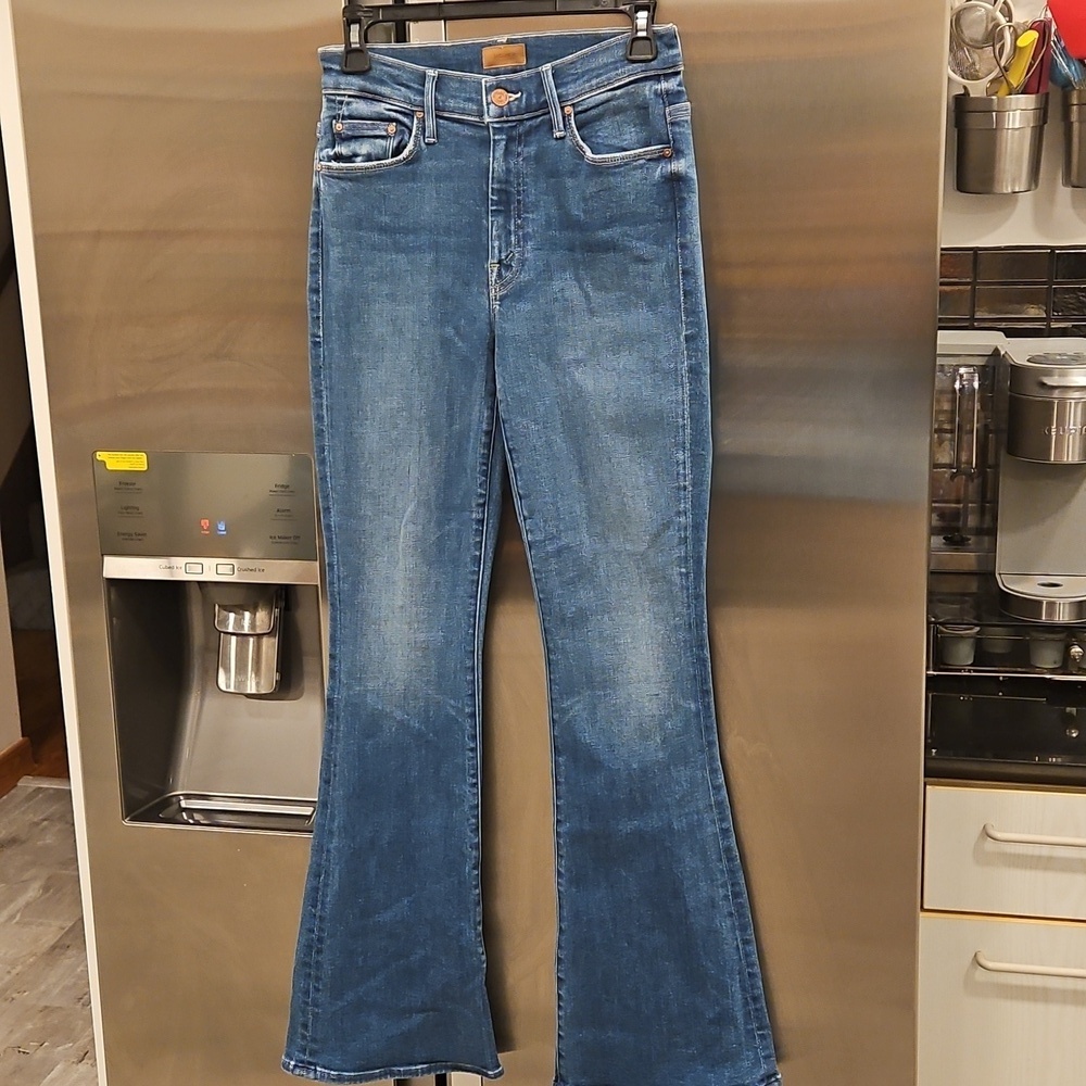 💕MOTHER💕 The Weekender Mid-Rise Flare Jeans ~ Layover 26 NWT - Picture 12 of 17